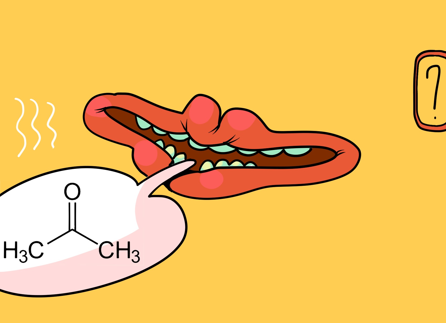 О чём говорит запах ацетона изо рта